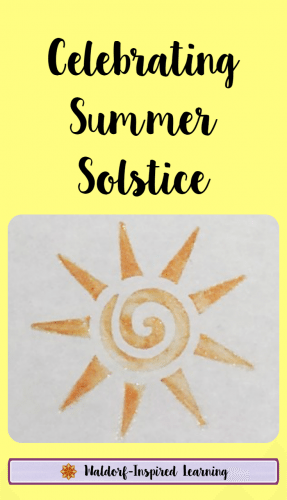 Inspiration and ideas for celebrating the summer solstice with kids. Plan a fun summer play day with friends or a backyard camp out. Happy Solstice!