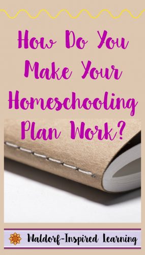 Do you wonder how to find time for Waldorf homeschool planning during the school year? Here are tips on creating a planning rhythm for yourself.